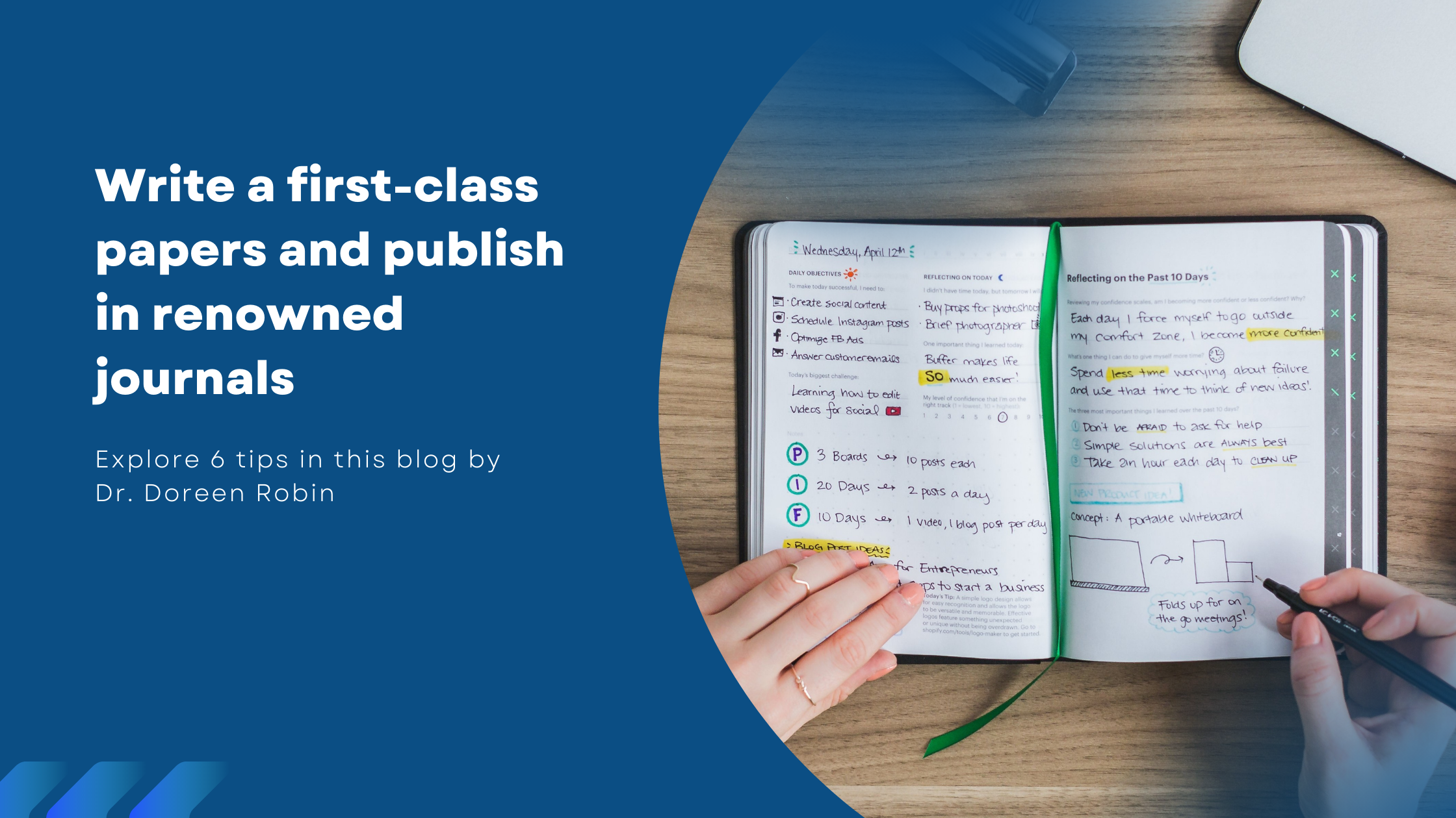 Six tips on how to write a first-class paper and publish in renowned journals