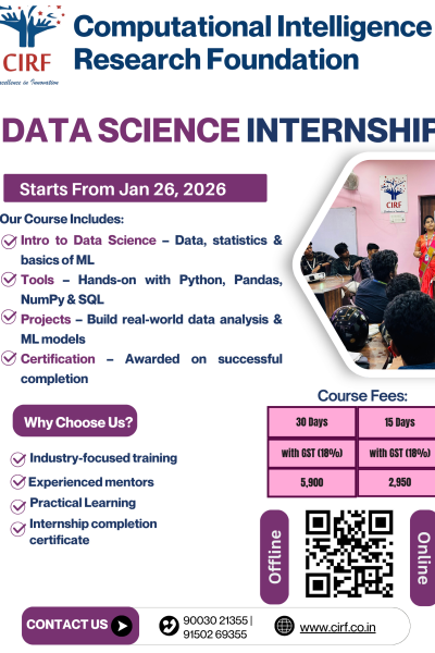 DATA SCIENCE INERNSHIP